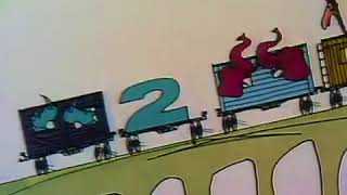 Sesame Street  2 Trains my favorite animated clip [upl. by Aaren]