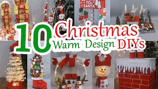 10 DIY Christmas Decorations Ideas with a Warm and Cozy Feel  2024 [upl. by Roye]