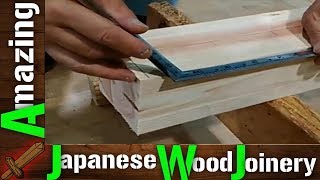 Amazing Japanese Woodworking Techniques Fastest HandCut Joinery Skills [upl. by Torie]