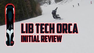 Lib Tech Orca 2021 Snowboard Review [upl. by Hernardo269]