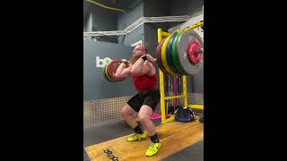 175kg clean FS jerk [upl. by Dorison]