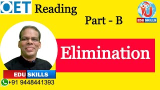 Edu Skills OET Reading Part  B Tips amp Tricks Elimination Topic Sentence Transfer of Patients [upl. by Lesirg]