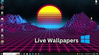 How to Get Live Wallpapers on Desktop Windows PCLaptop [upl. by Ettenig]