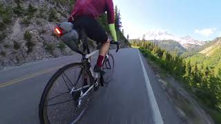 Road bikes are dope Stunning Mt Rainier Paradise climb upper half segment [upl. by Snilloc]