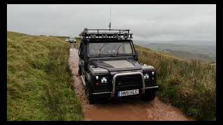 Green laning 4x4 Wales Llandovery to Elan Valley [upl. by Atinal]