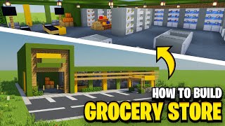 How To Build A GROCERY STORE In Minecraft [upl. by Alia]