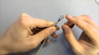 Tutorial Realizzare un cavo di rete Ethernet RJ45 [upl. by Ainnat]