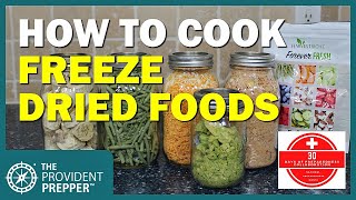 Food Storage How to Cook a Delicious Meal With FreezeDried Foods [upl. by Waldman]