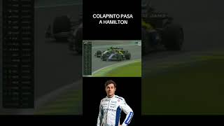 FRANCO COLAPINTO ADELANTA A HAMILTON formula1 colapinto checoperez [upl. by Beore]