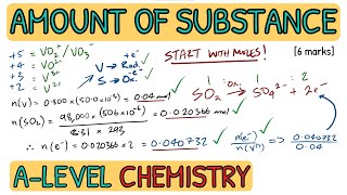 Amount of Substance｜Very Difficult A Level Chemistry Past Paper Question AQA [upl. by Rother]