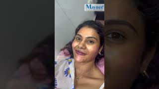 Actress Nivisha  Vampire Facial  Full Body Whitening  Maynee Cosmetology Clinic [upl. by Zach875]