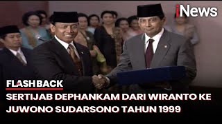 Tonggak Baru Pertahanan RI Sertijab Wiranto ke Juwono Sudarsono Menhan Era Gus Dur  Flasback [upl. by Suoirred]