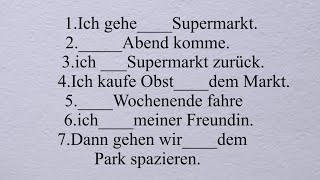 Aus zum vom nach zur in Dativ Präposition A1 A2 [upl. by Ahsuat]