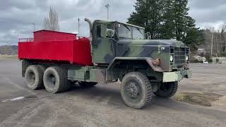 1984 AM General M923 TA 6x6 Water Truck [upl. by Soni676]