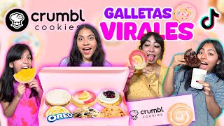 PROBAMOS LAS GALLETAS VÍRALES DE TIKTOK 😱🍪  Michell Merlin [upl. by Asillim]