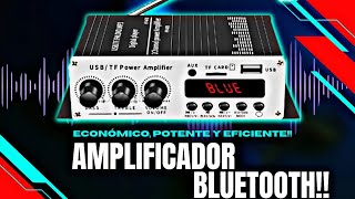 🔉 AMPLIFICADOR Bluetooth BUENO BONITO Y BARATO 👌 [upl. by Keon]