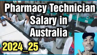 Pharmacy Technician job in Australia Salary RequirementsAll Details [upl. by Marjory]