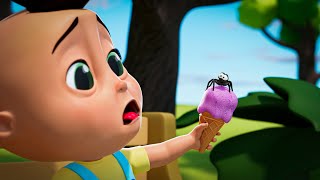 Ice Cream Song  More Children Songs amp Cartoons  Learn with Baby Berry [upl. by Suoivatco]