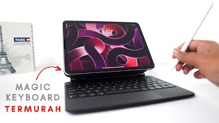 Alternatif Magic Keyboard for iPad Pro  iPad Air  Review GOOJODOQ Magic keyboard [upl. by Amias453]