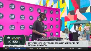 Artscape kicks off today brining a mix of music fashion and food [upl. by Nairehs]