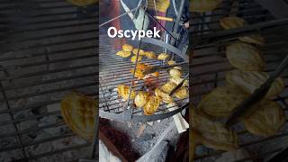 Grilled sheep cheese in Polandtraditional Polish cheeseOscypek [upl. by Suitangi]