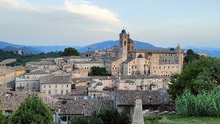 4K HDR Marche Walking Tour  Urbino  Marche PU Walk Slow TV  ITALY Sep 2021 [upl. by Sirac]