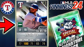 MLB 9 Innings 24  SPECIAL DIAMOND SIGNATURE AND NEW TEAM PRIME [upl. by Ruckman]