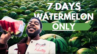 I Tried A 7 Day Watermelon Fast  Results amp Surprising Benefits [upl. by Isahella]