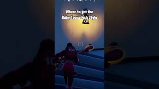 Where To Find The Ruby Toona Fish in Fortnite [upl. by Yrgoerg]