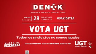 MÁS DE 1100 RAZONES PARA VOTAR UGT [upl. by Lorry]