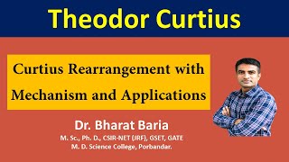 Curtius Rearrangement reaction with mechanism and Applications  Dr Bharat Baria [upl. by Laniger]