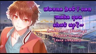 M4A Popular guy in school helps your problem ASMR Popular Speaker Nerd Listener wholesome [upl. by Aicina601]