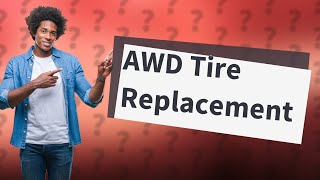 Is it OK to replace only 2 tires on AWD [upl. by Otsirave446]