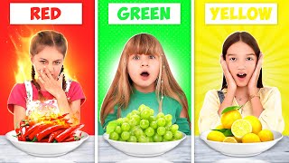 Colorful FOOD CHALLENGE [upl. by Scribner]