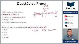 QUESTÃO 30002  POLÍTICA FISCAL CPA20 CEA AI ANCORD [upl. by Rases]