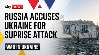 At least 24 injured in surprise Kursk attack Skys Ivor Bennett reports  Ukraine war [upl. by Yarw]