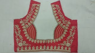 chaniya choli work blouse design cutting and stitching in hindi DIY [upl. by Lanza]