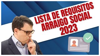 Lista de Requisitos Arraigo Social 2023 📃 [upl. by Schifra70]