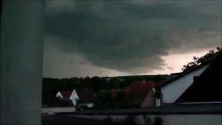 Schweres Gewitter 22052014 Schlüchtern [upl. by Caldera350]