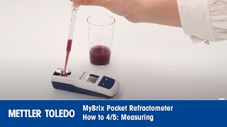 Howto 45 Measuring with a MyBrix Pocket Refractometer [upl. by Allin]