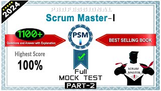 PSMI  Scrum Master 1  Mock Test  2  2024 Exam Latest QampA with Explanation to PASS the Exam [upl. by Atteuqehs]