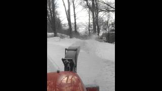 Kubota L5740 with 6 L2195 snowblower [upl. by Atinas]