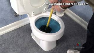 How to Fix a Toilet  Diagnostics  Blocked Toilet [upl. by Esorylime]