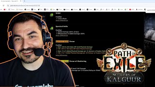 Kripp on Zizarans build reviews changed skill gems  Path of Exile Settlers of Kalguur 325 [upl. by Aititel230]