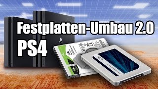 PS4 FestplattenUmbau 20 Modding Playstation 4 deutsch [upl. by Petula343]