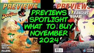 Previews Spotlight  What Comic Books to Buy for November 2024 [upl. by Etnuad75]