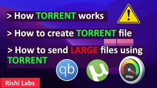 How to create TORRENT file  How to send Large files using TORRENT [upl. by Lisandra]