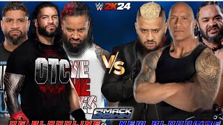 OG Bloodline Roman Reigns Ft Vs Team The New Bloodline  WWE 2K24 [upl. by Alyel]