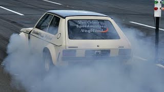 1200hp VW Polo Mk1 R33 Turbo Speedmakers Vogtland  L8 Night Weekend Lausitzring 2018 [upl. by Rofotsirk]