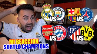 Hincha Madridista Reacciona al Sorteo Cuartos Champions Real Madrid vs Manchester City [upl. by Perren]